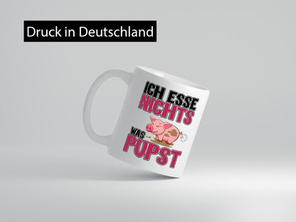 Ich esse nicht was Pupst lustiger Spruch Geschenk Humor Geschenkidee Tasse