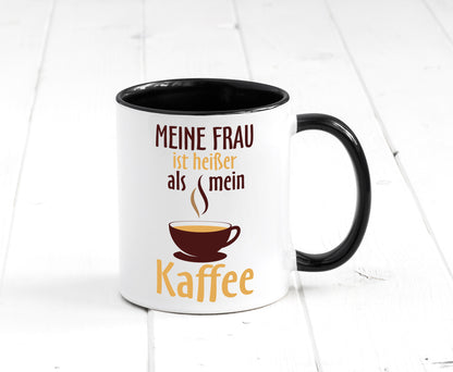 Meine Frau ist heißer als Kaffee | Ehe Partnerschaft Geschenk Humor