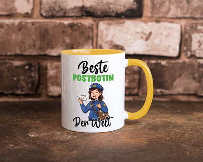 Beste Postbotin | Beruf Post Briefträger v2 lustig Arbeit Kollegen Büro