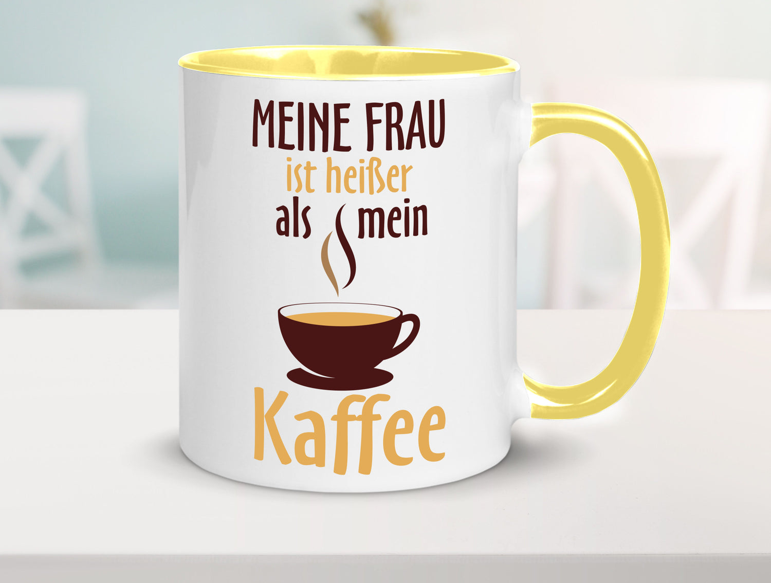 Meine Frau ist heißer als Kaffee | Ehe Partnerschaft Geschenk Humor