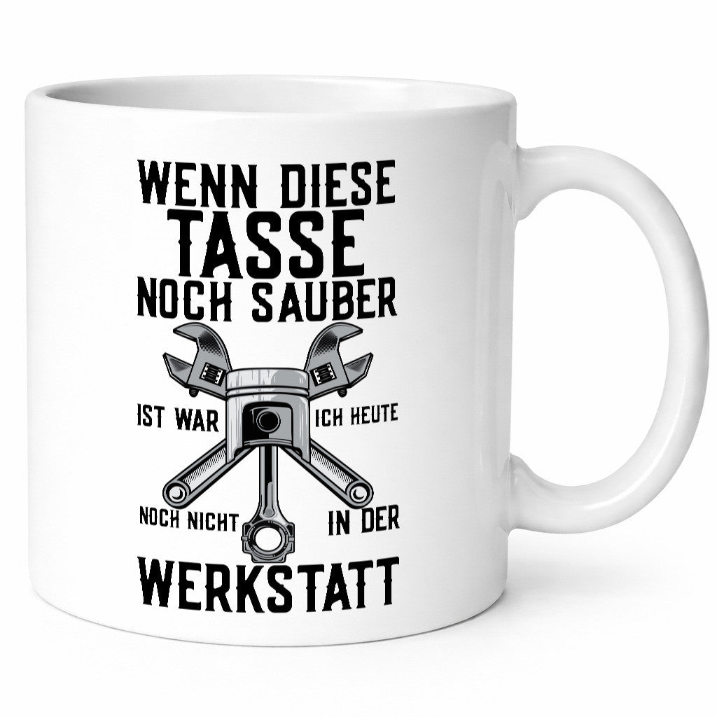 Werkstatt | KFZ Mechaniker Auto Werkzeug Zahnrad lustiger Spruch Geschenk Humor