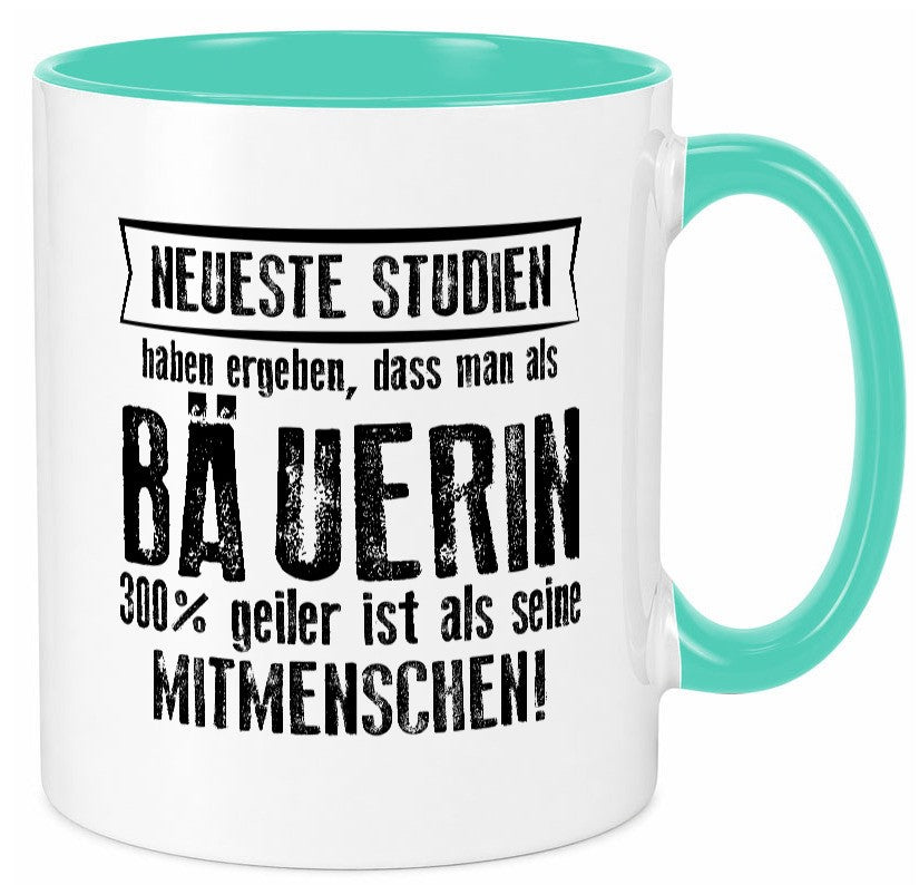 Neuste Studien: Bäuerin | Bauernhof Landwirtschaft Humor Geschenkidee Tasse