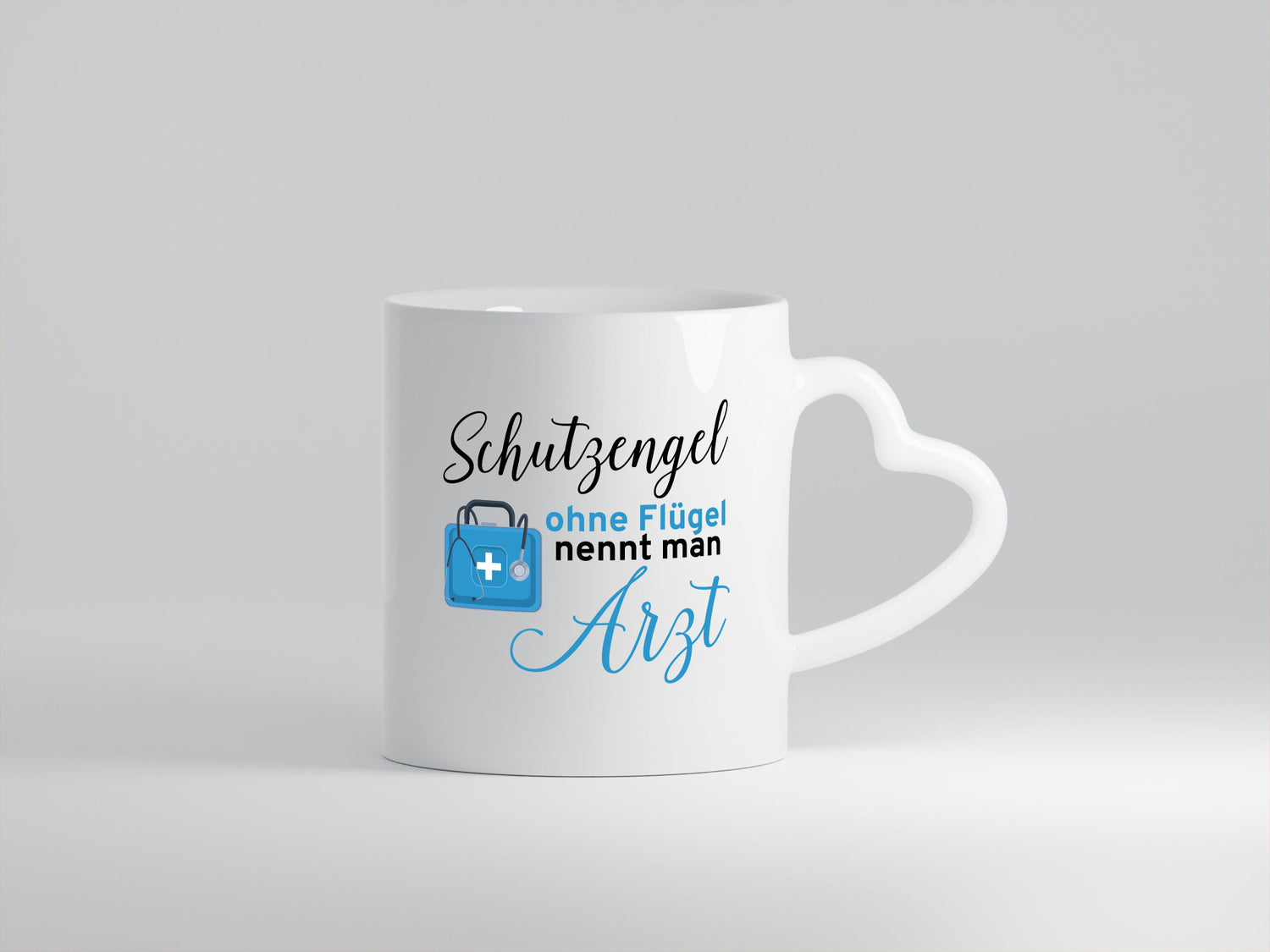 Schutzengel ohne Flügel | Arzt Ärztin Puls Herzschlag Humor Geschenkidee Tasse