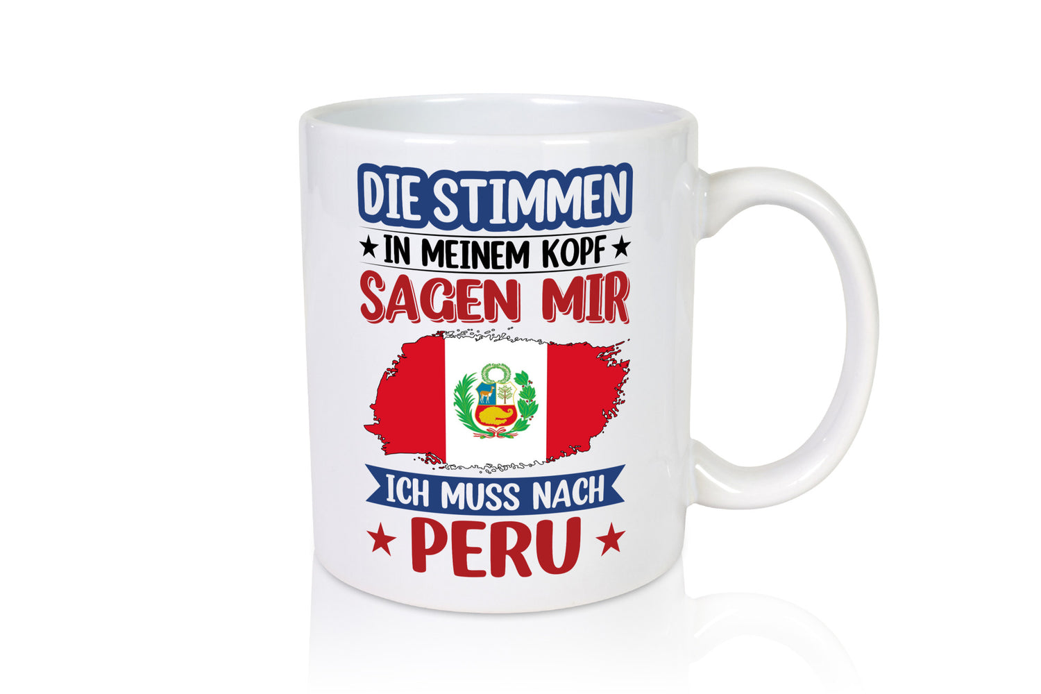 Peru | Urlaub Stimmen in meinem Kopf Traumland v2 lustiger Spruch Geschenk