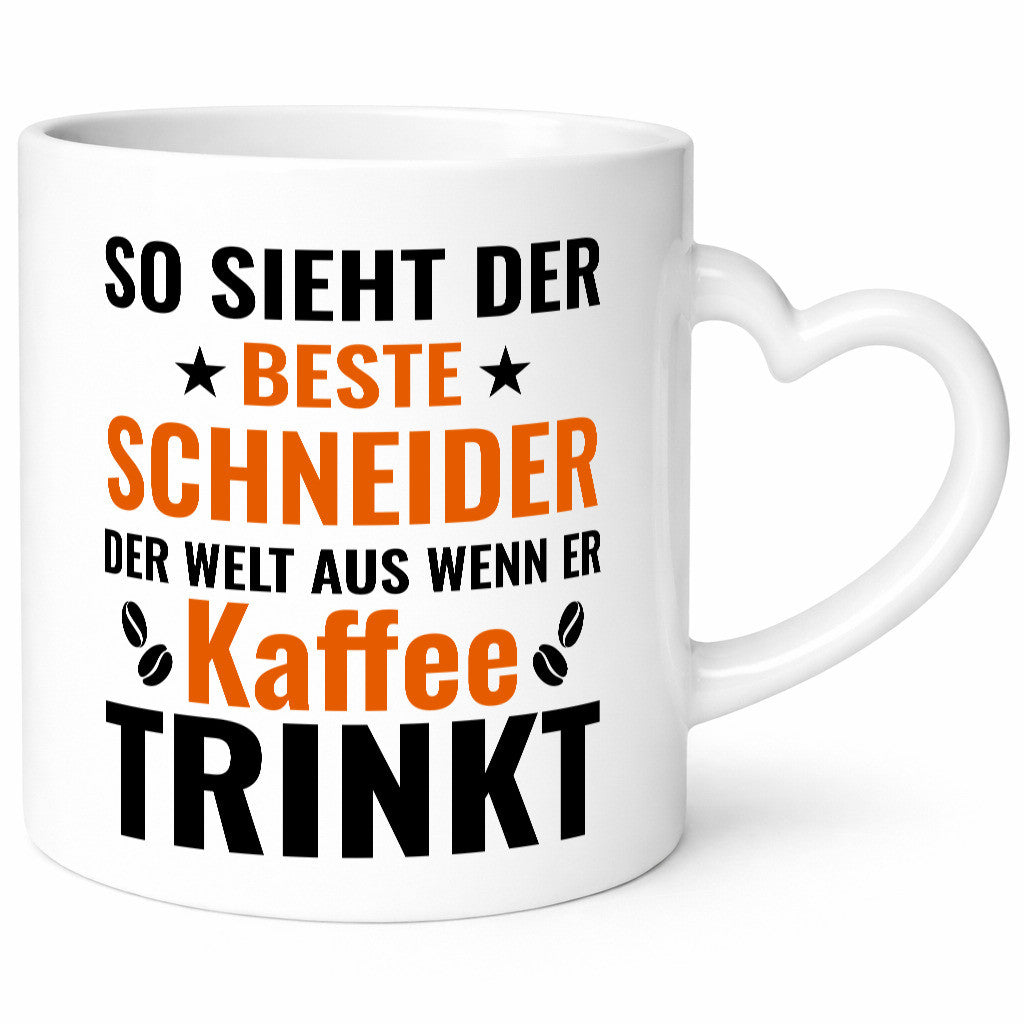 Kaffee trinkt: Schneider | Beruf Schneiderei lustiger Spruch Geschenk Arbeit