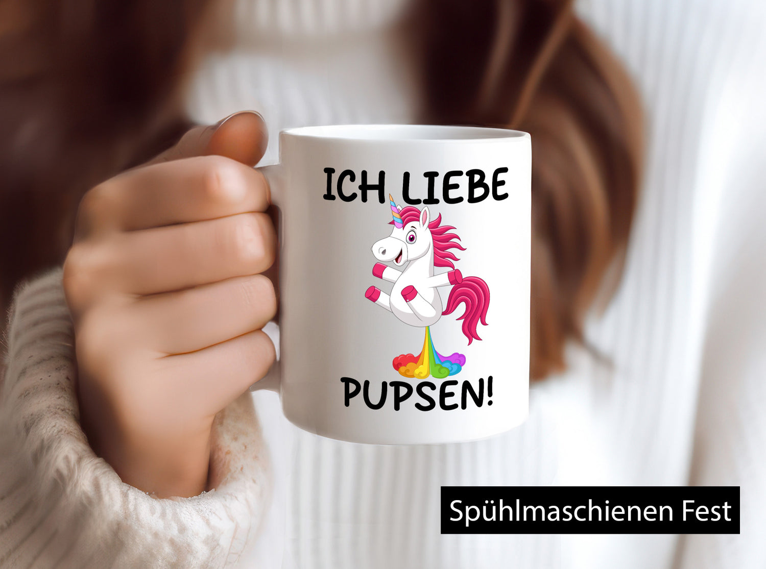 Ich liebe Pupsen | Einhorn Pupsendes Geschenk Humor Geschenkidee lustiger