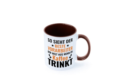 Kaffee trinkt: Vorarbeiter | Kollege Teamleiter Geschenk Arbeit Kollegen Büro