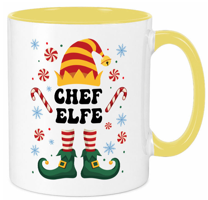 Chef Elfe | Weihnachten Weihnachts v2 lustiger Spruch Geschenk Arbeit Kollegen Tasse