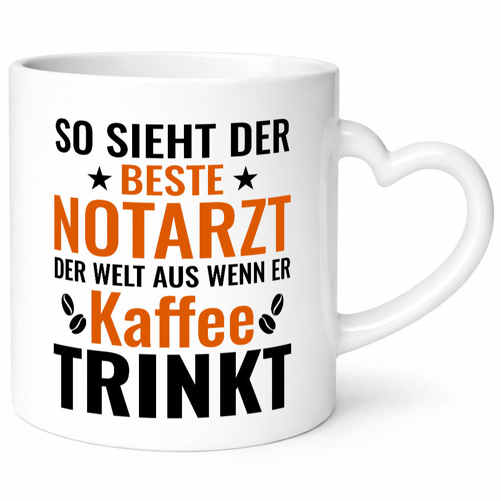 Kaffee trinkt: Notarzt | Arzt lustig Humor Geschenkidee Geschenk Tasse