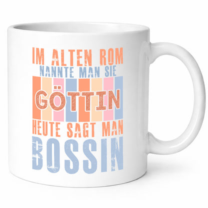 Heute sagt man: Bossin | Führungskraft Vorgesetzte Geschenkidee Humor Tasse