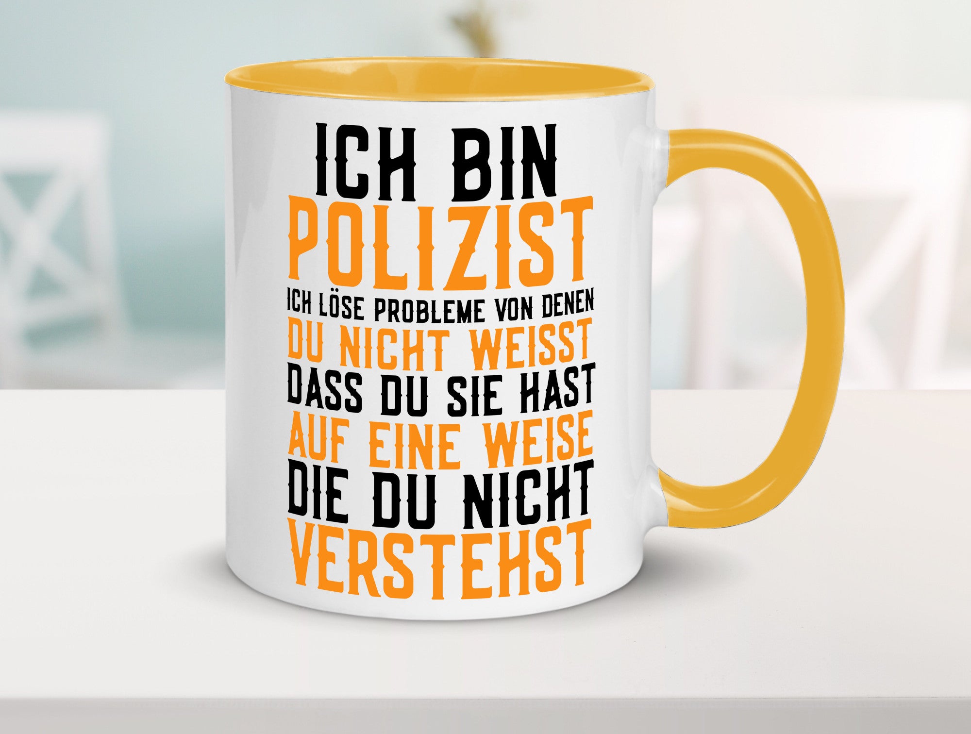Ich bin Polizist | Polizei Beruf Job lustiger Spruch Geschenk Arbeit Kollegen