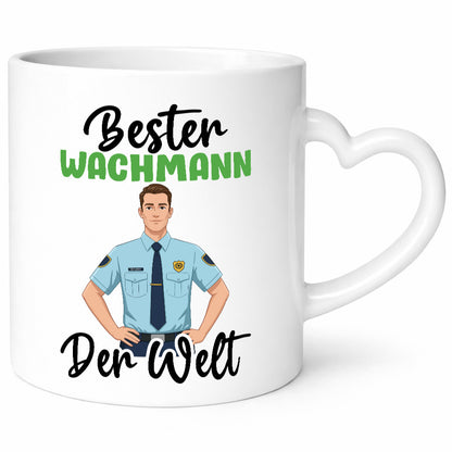 Bester Wachmann | Wachpersonal Nachtwächter v2 Geschenk Humor Geschenkidee