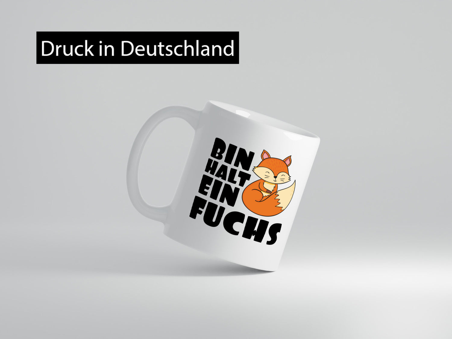 Bin halt ein Fuchs | Kinderfuchs lustig Humor Geschenkidee Geschenk Tasse