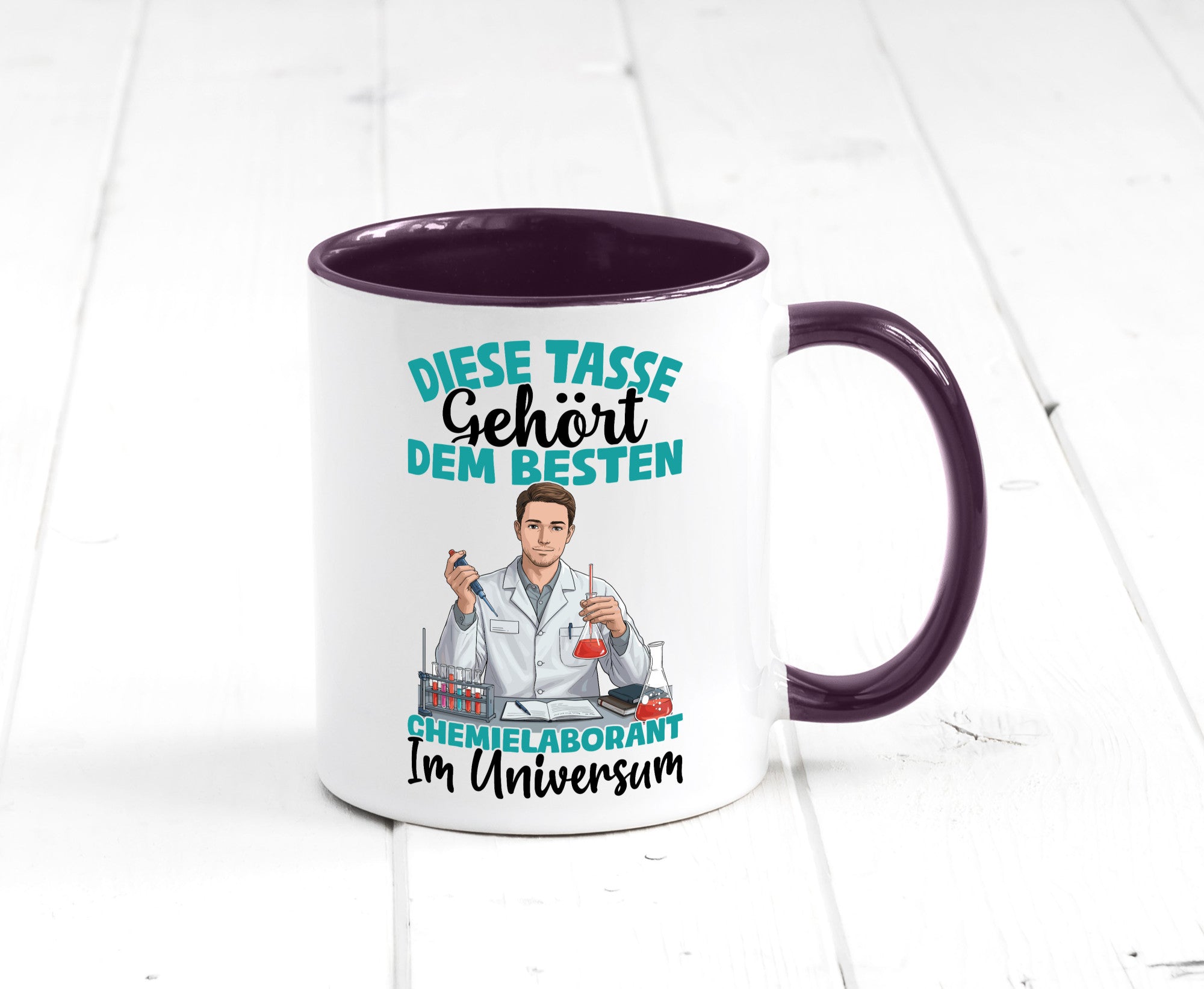 Im Universum: Chemielaborant | Laborant Chemie Humor Geschenkidee Tasse