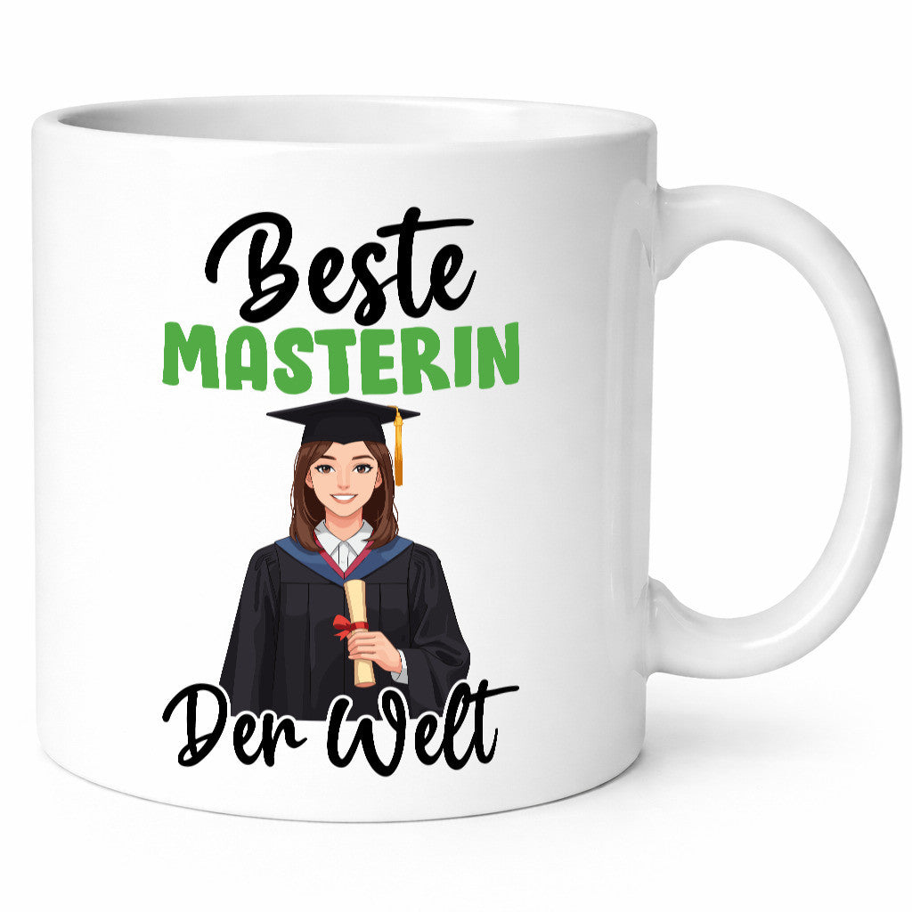 Beste Masterin | Student Uni Studium Humor Geschenkidee Tasse