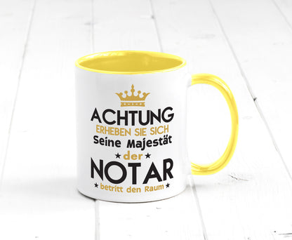 Seine Majestät Notar | Jurist Humor Geschenkidee Tasse