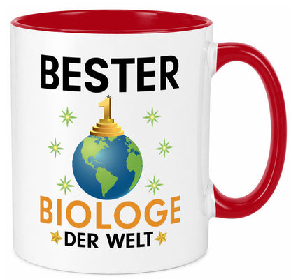 Welt Bester Biologe | Biologie Naturforscher Geschenkidee Humor Tasse