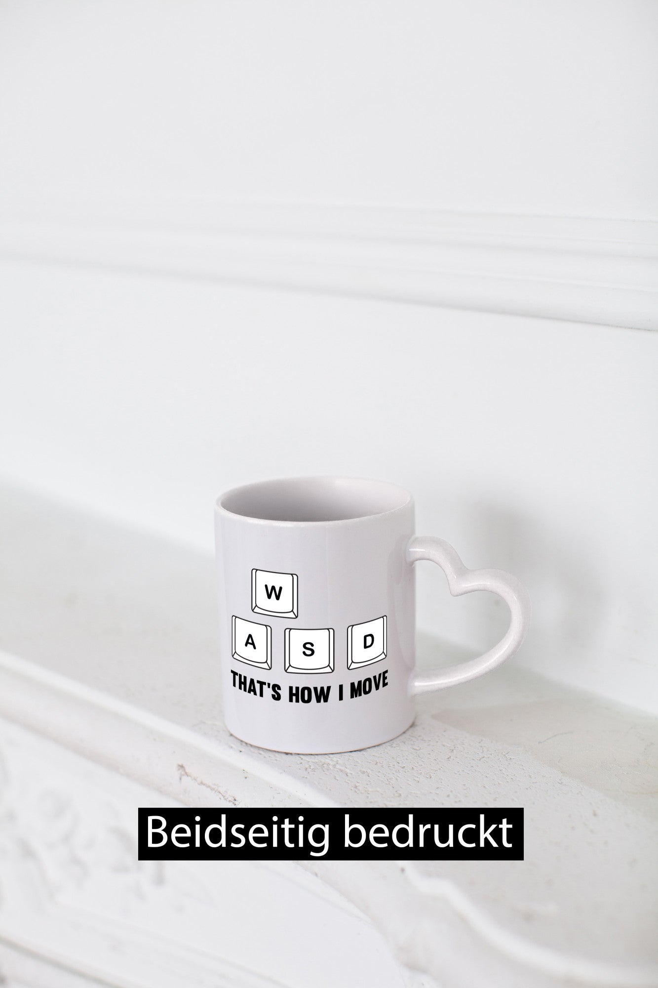WASD | Zocker Gamer Gaming lustiger Spruch Geschenk Humor Geschenkidee Tasse