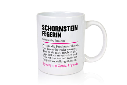 Schornsteinfegerin | Kaminkehrer Handwerk Beruf v2 Geschenkidee Arbeit Kollegen