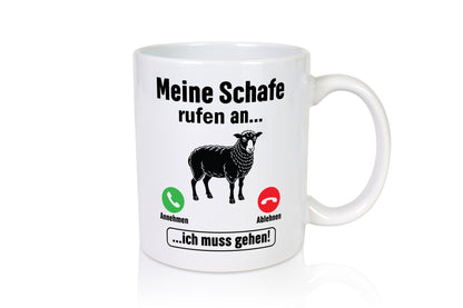 Meine Schafe rufen an | Biobauer Bauer Landwirtschaft Geschenk Humor