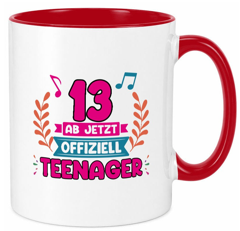 13. Geburtstag | Mädchen Tasse Teenager Spruch vl10 Geschenkidee Humor