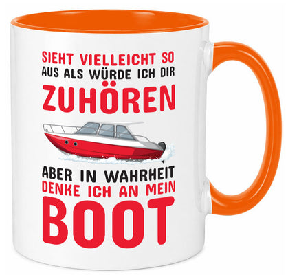 Bootbesitzer | Kapitän Tasse mein Boot lustig Humor Geschenkidee Geschenk