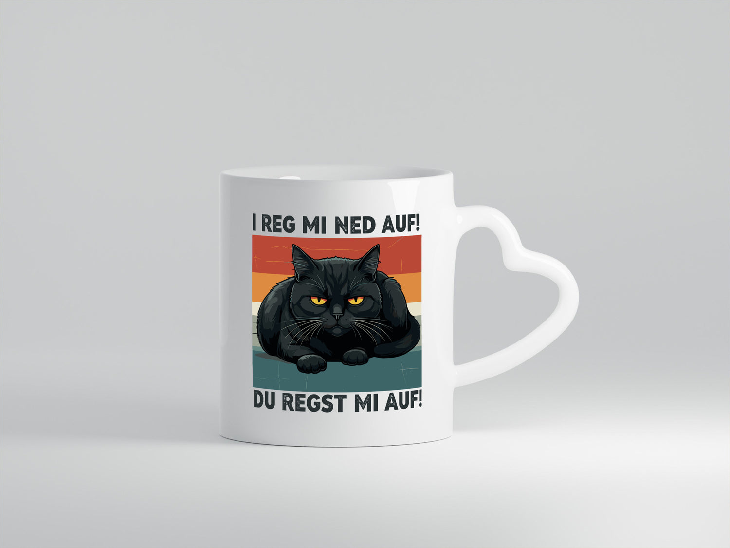 Du regst mi Auf | Böse Katze Reg ned lustiger Spruch Geschenk Tierliebhaber