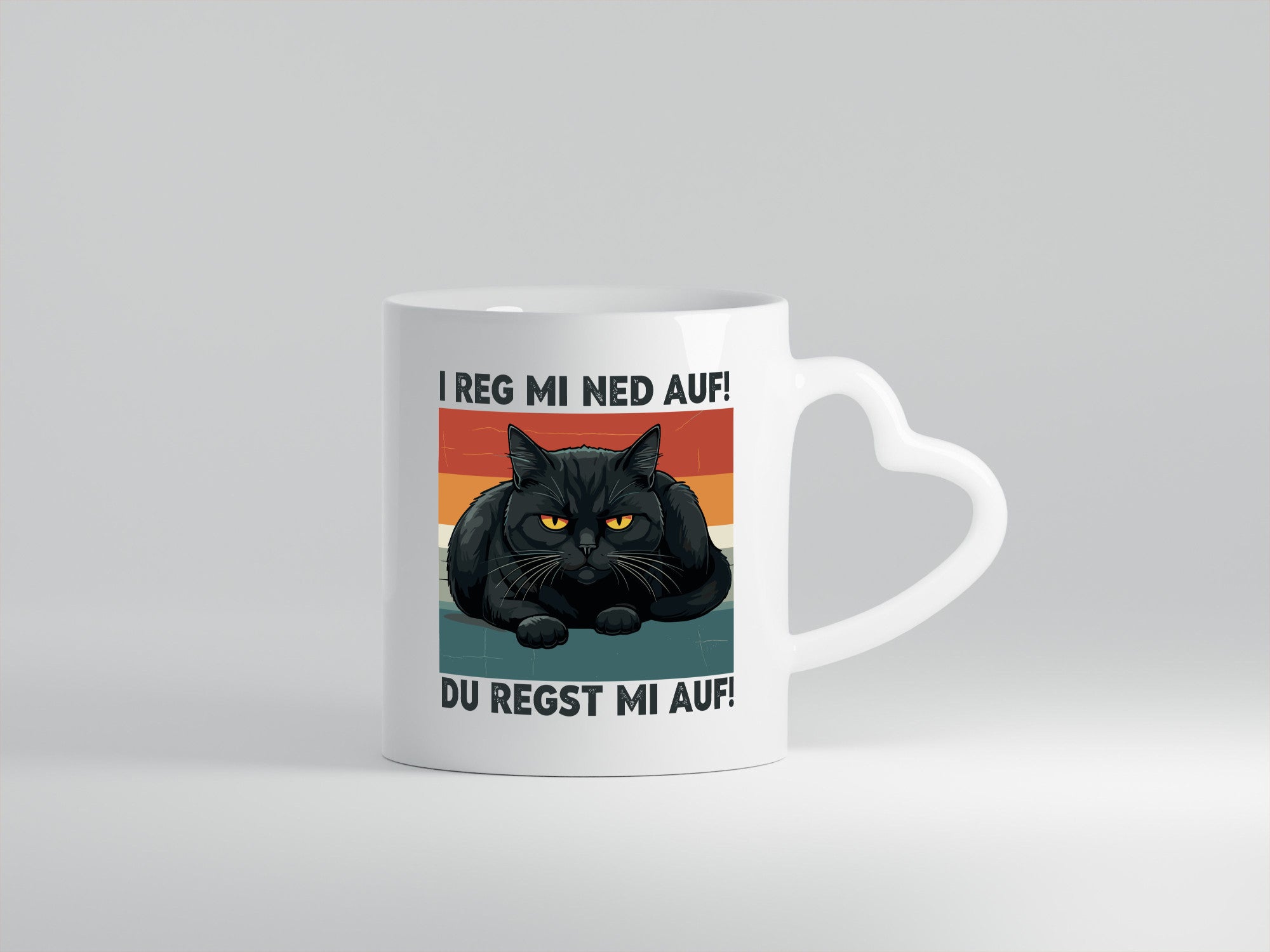 Du regst mi Auf | Böse Katze Reg ned lustiger Spruch Geschenk Tierliebhaber