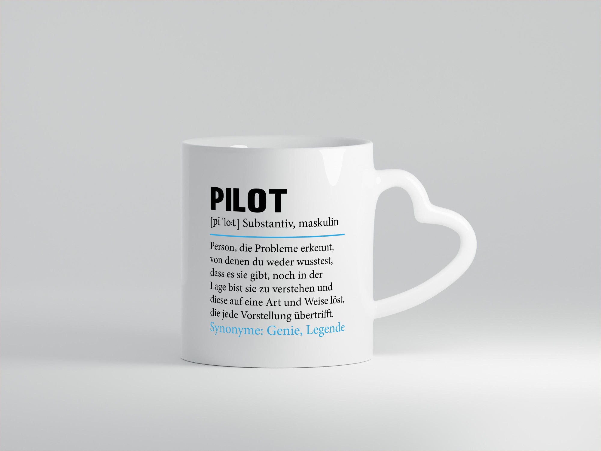 Pilot | Flugzeug Beruf Spruch Definition Piloten Geschenkidee Arbeit Kollegen