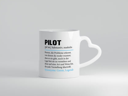 Pilot | Flugzeug Beruf Spruch Definition Piloten Geschenkidee Arbeit Kollegen