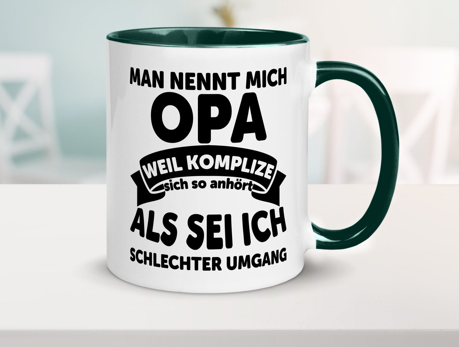 Nenn mich Opa, Komplize schlechter Umgang | Opa Witz Geschenk Familie