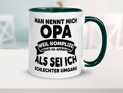 Nenn mich Opa, Komplize schlechter Umgang | Opa Witz Geschenk Familie
