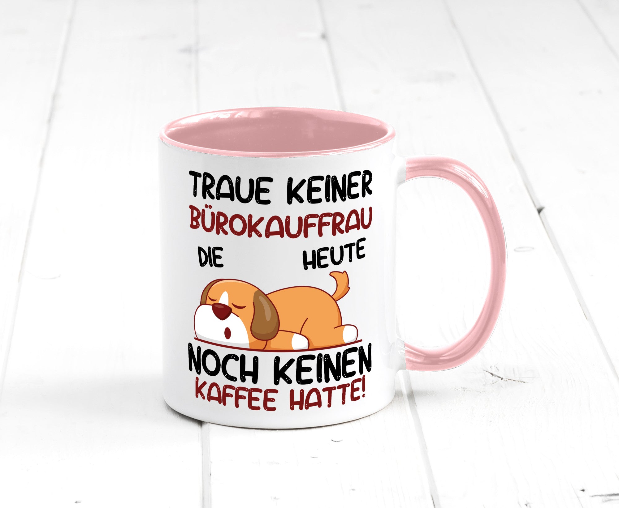 Traue keiner Bürokauffrau | Kauffrau lustig Arbeit Kollegen Büro Geschenk Tasse
