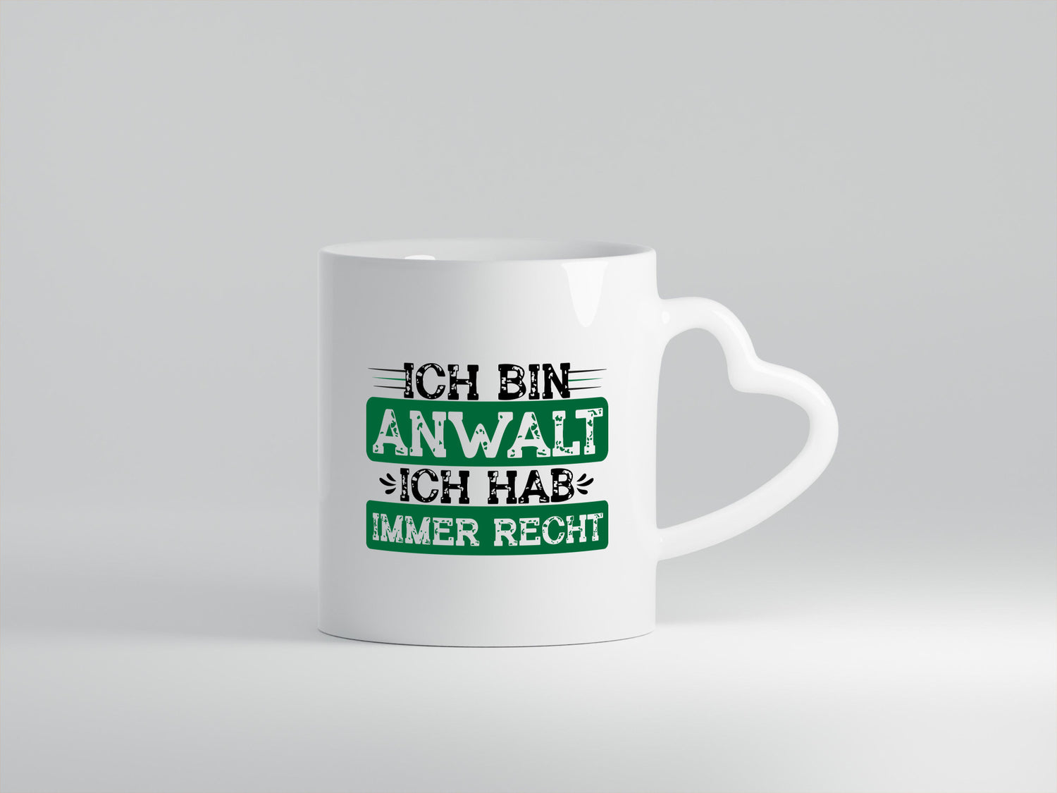 Ich bin Anwalt habe immer Recht | Jura Humor Geschenkidee Tasse
