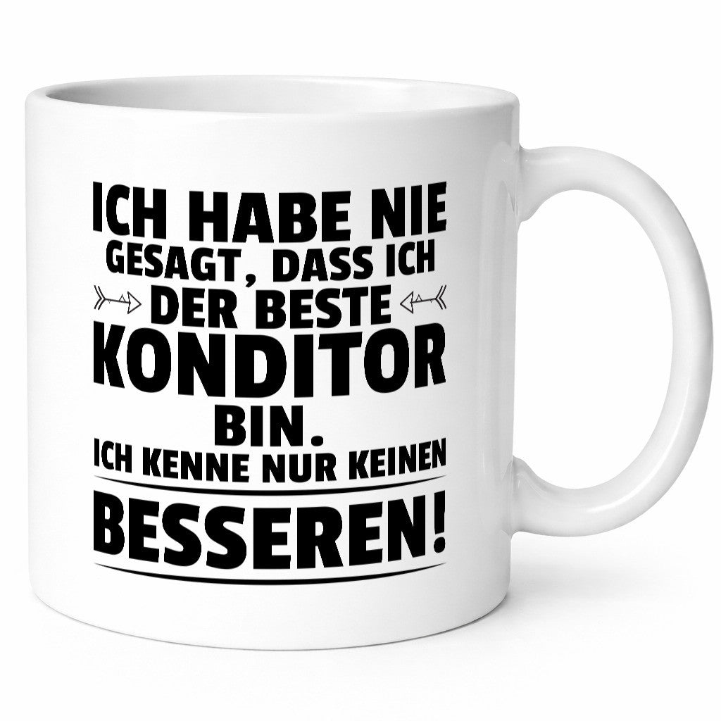 Der Beste Konditor | Konditorei Geschenkidee Humor Tasse