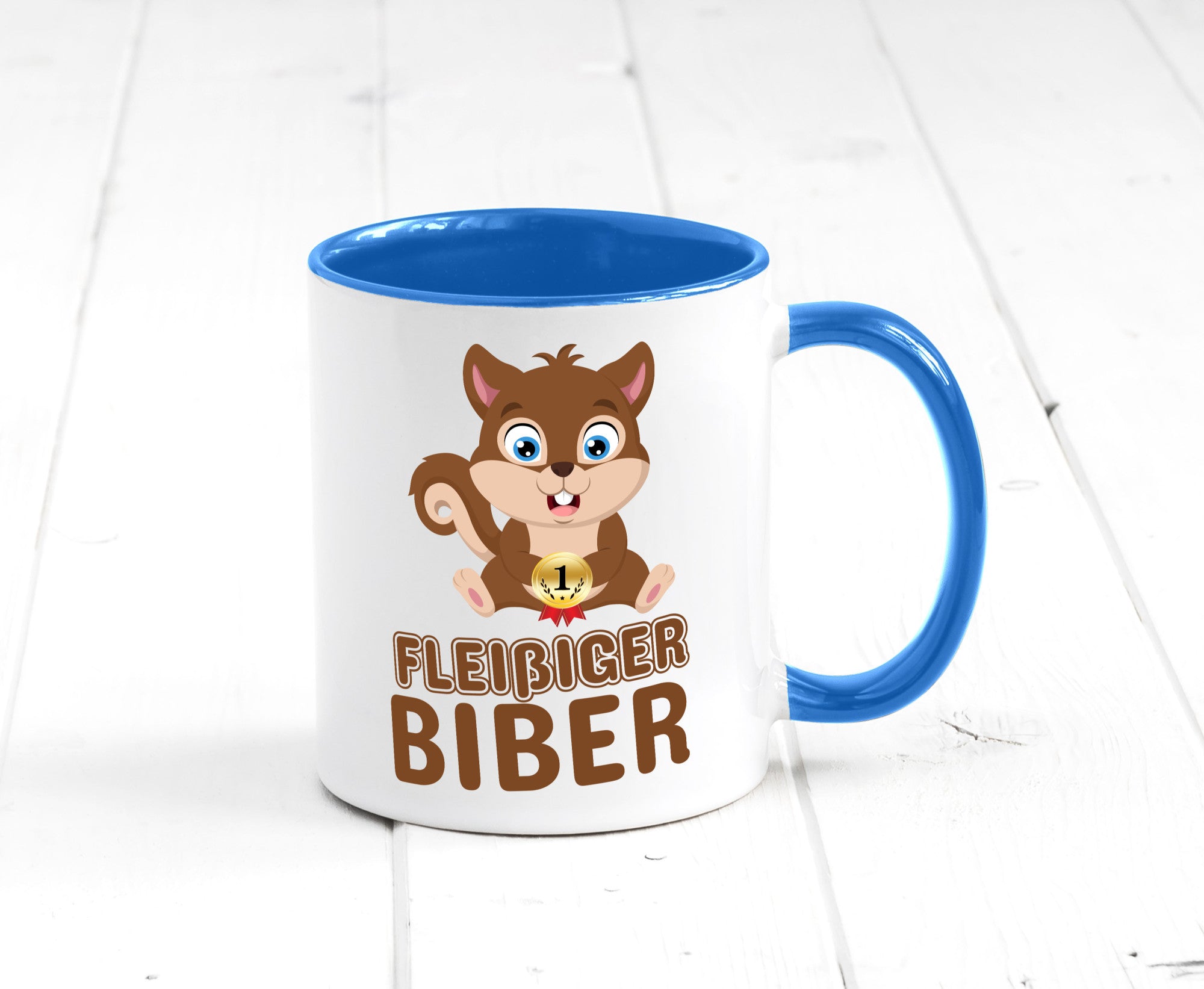 Fleißiger Biber | Motiv Tasse Kinder Geburtstag lustig Geschenkidee Geschenk