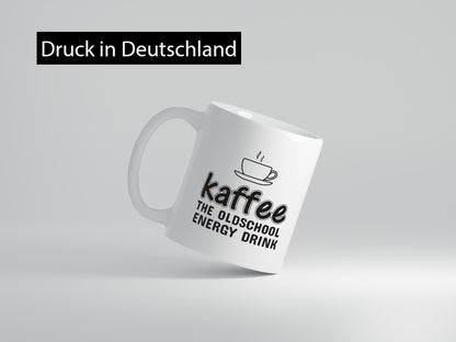 Oldschool Kaffee | Kaffeetrinker Tasse Statement lustiger Spruch Geschenk Humor