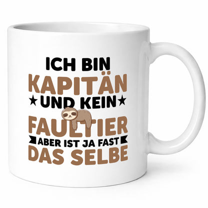 Ich bin kein Faultier: Kapitän | Schiffskapitän Schiff v2 Humor Tierliebhaber