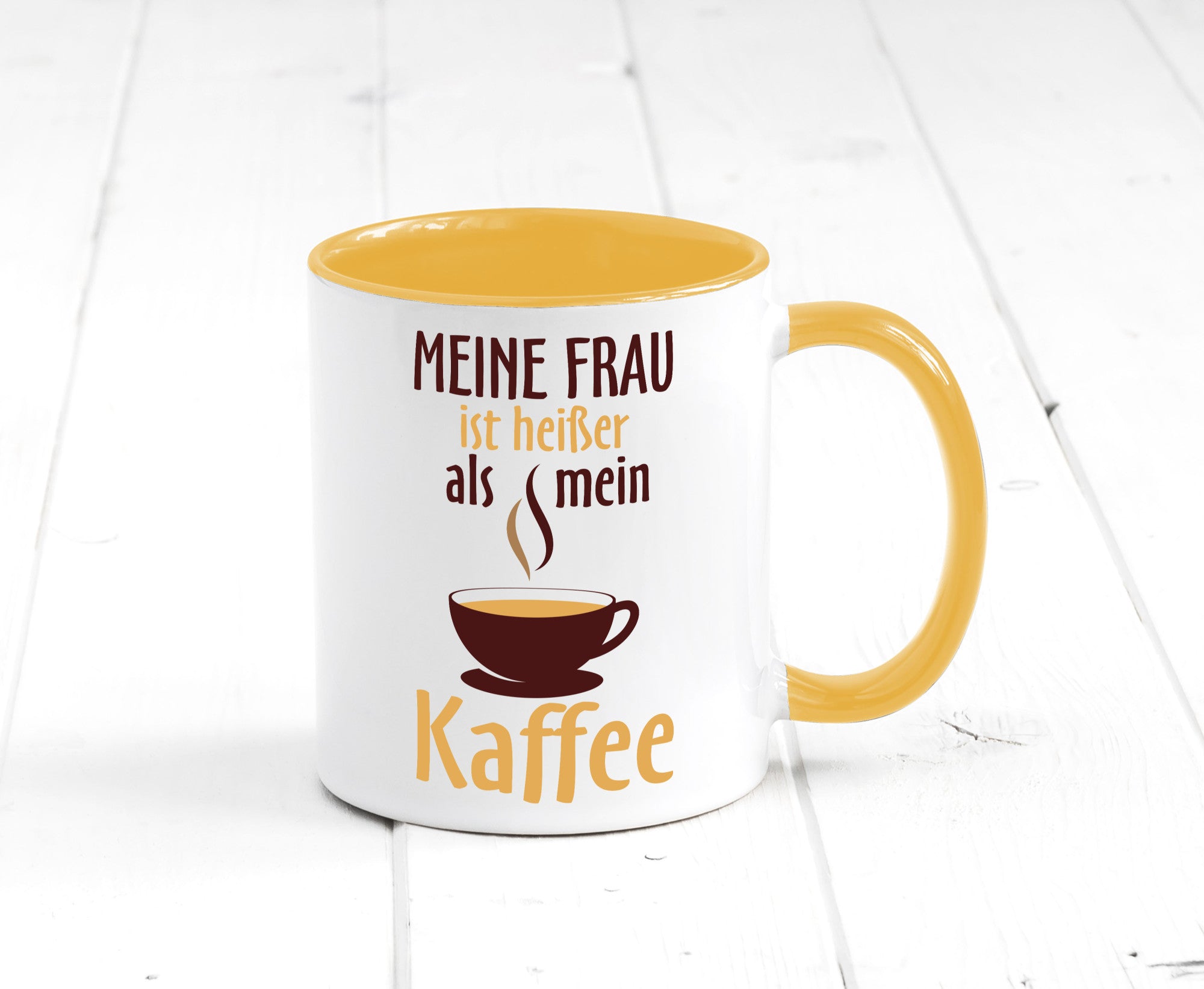 Meine Frau ist heißer als Kaffee | Ehe Partnerschaft Geschenk Humor