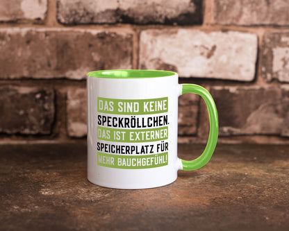Keine Speckröllchen | Softwareentwickler PC Körperfülle Geschenkidee Humor Tasse