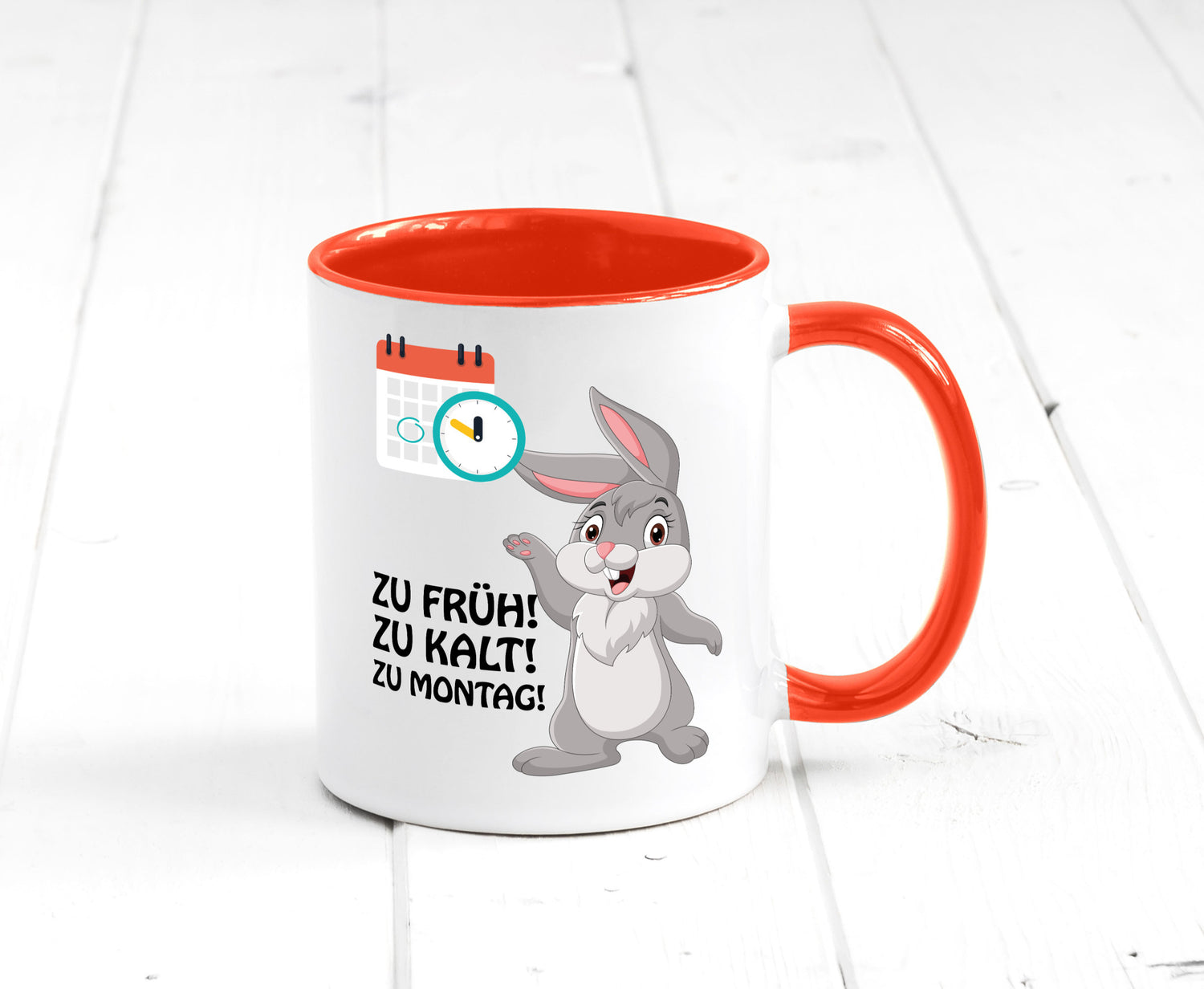 Kalter Montag Geschenkidee Humor Tasse
