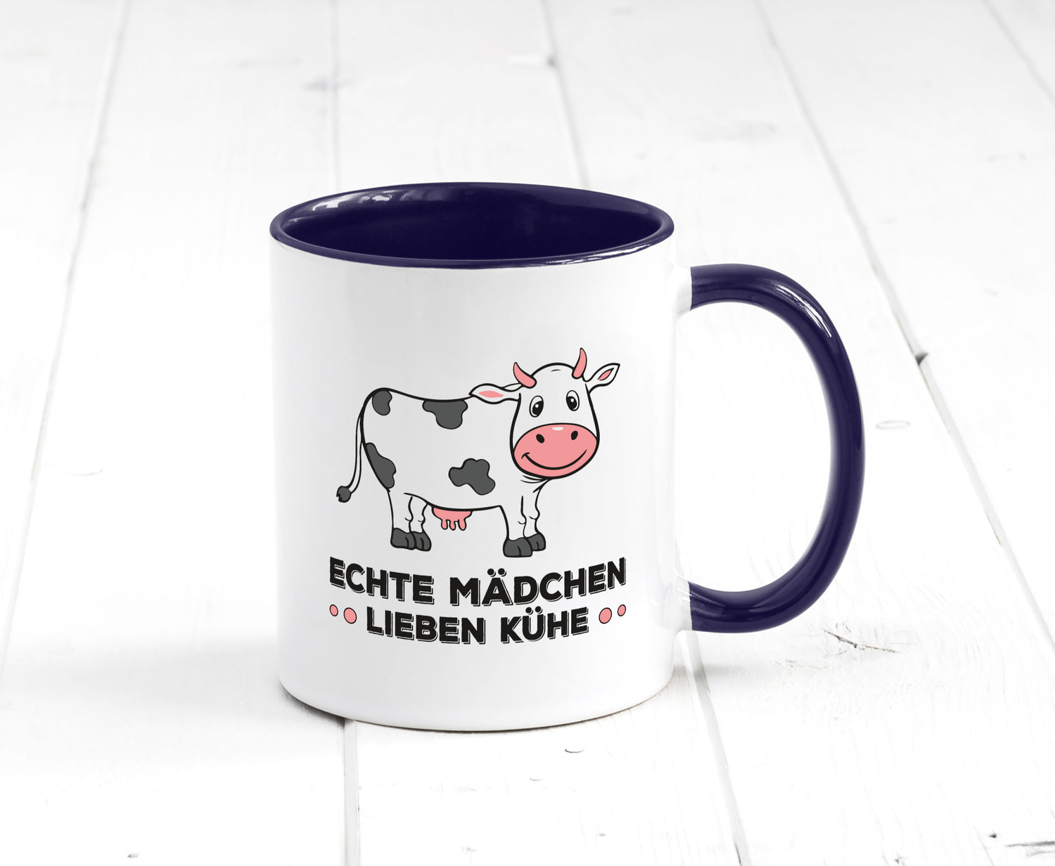 Echte mädchen lieben Kühe | Farm Farmer Bauer lustiger Spruch Geschenk Humor
