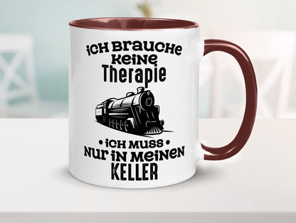Modeleisenbahn | Hobby eisenbahn Zug lustiger Spruch Geschenk Humor Tasse