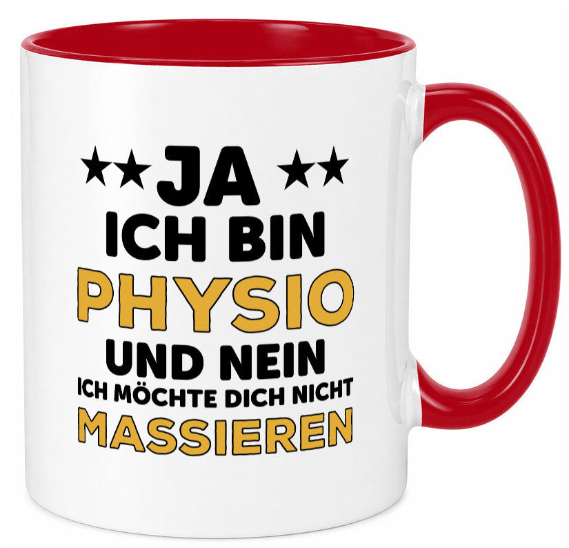 Ich bin Physio | lustige Spruch Tasse Physiotherapeut Geschenkidee Humor