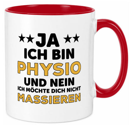 Ich bin Physio | lustige Spruch Tasse Physiotherapeut Geschenkidee Humor