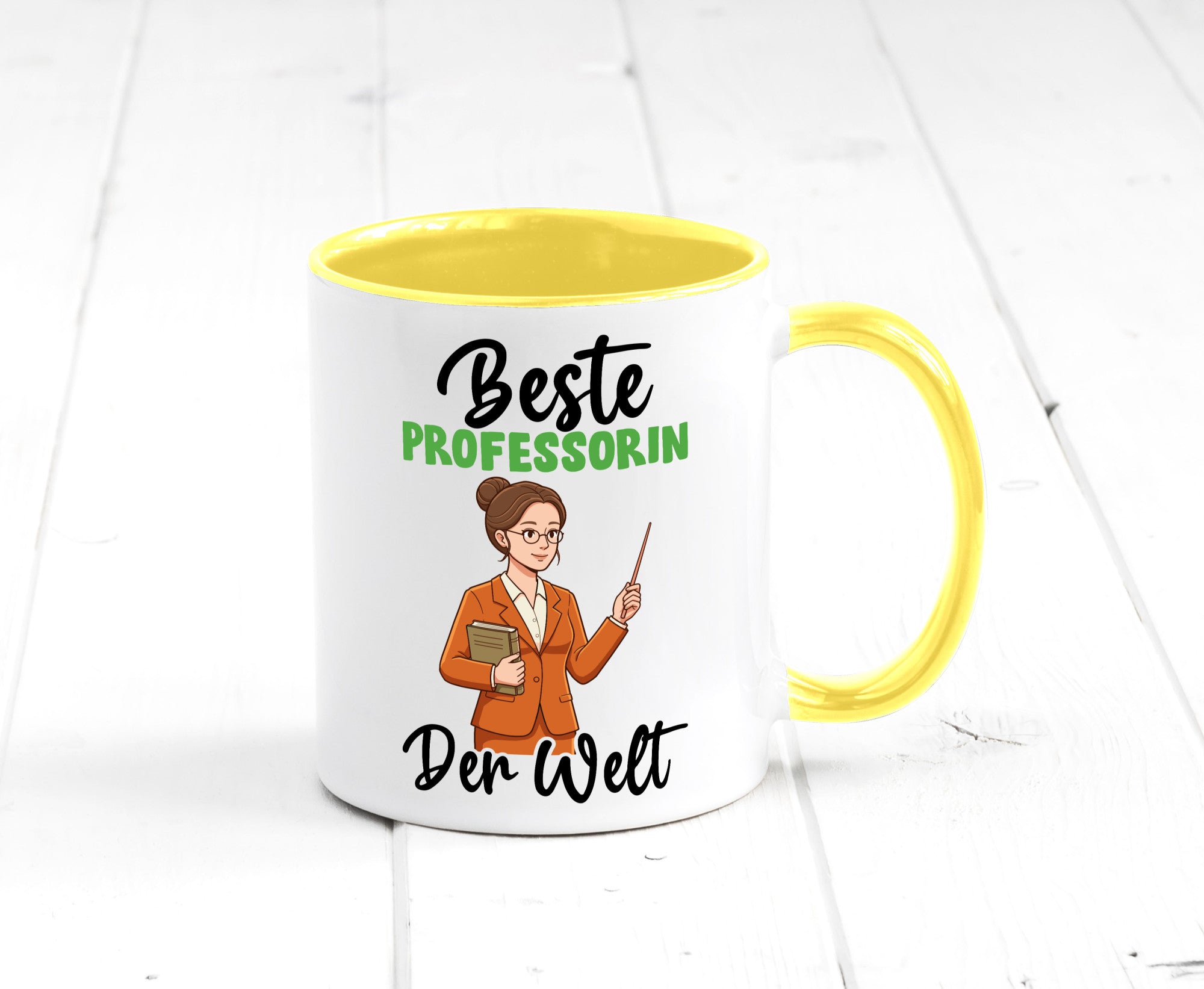 Beste Professorin | Uni Universität v2 Humor Geschenkidee Tasse