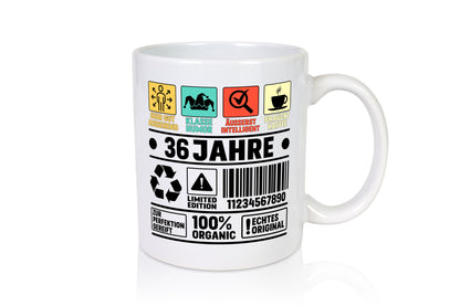 36. Geburtstag | 36 Jahre Humor Limited Edition Geschenkidee Tasse