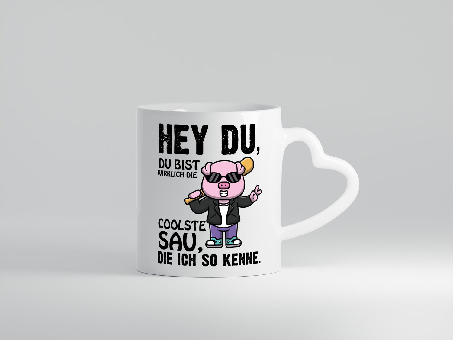 Du bist eine Coole sau Geschenk Humor Geschenkidee lustiger Spruch Tasse
