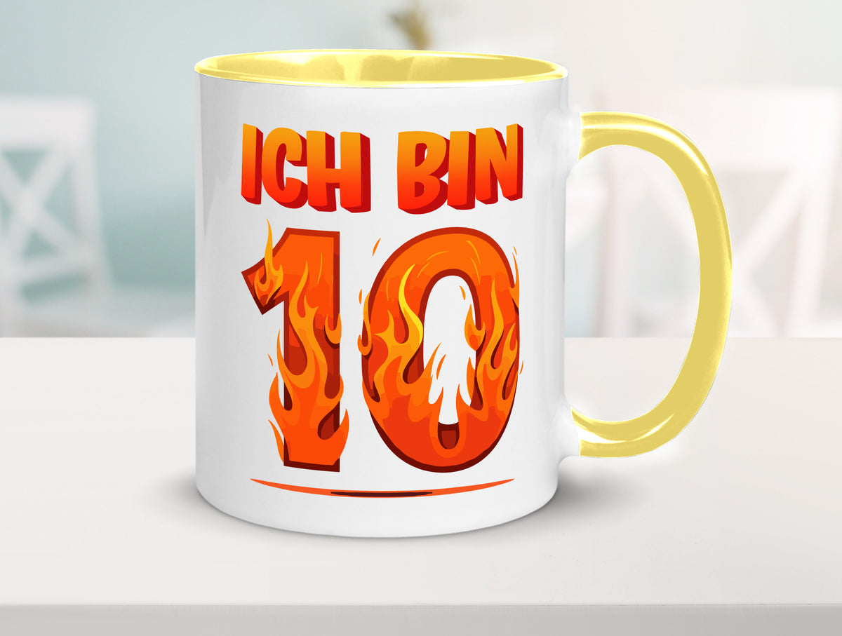 10. Geburtstag | 10 Jahre Drache lustiger Spruch Geschenk Geschenkidee Tasse