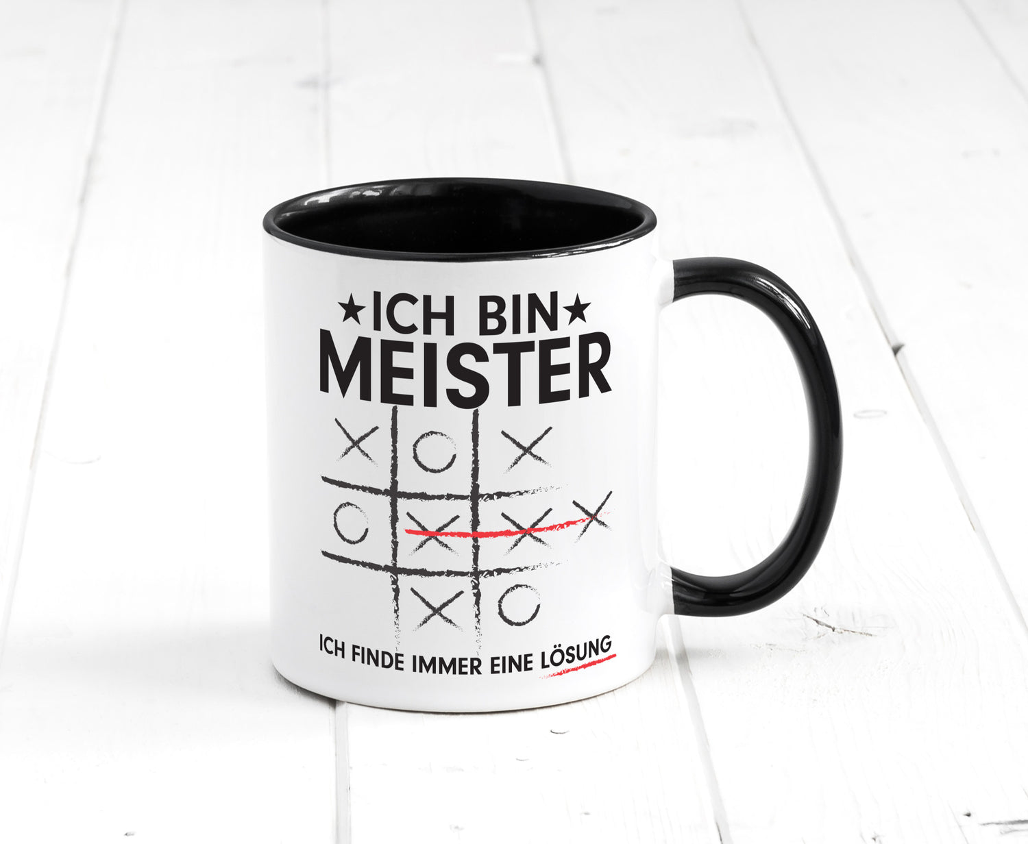 Löse Probleme: Meister | Meisterbrief lustiger Spruch Geschenk Humor